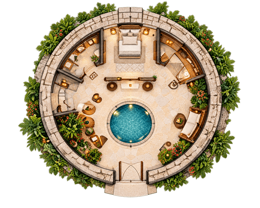 cistern floor plan